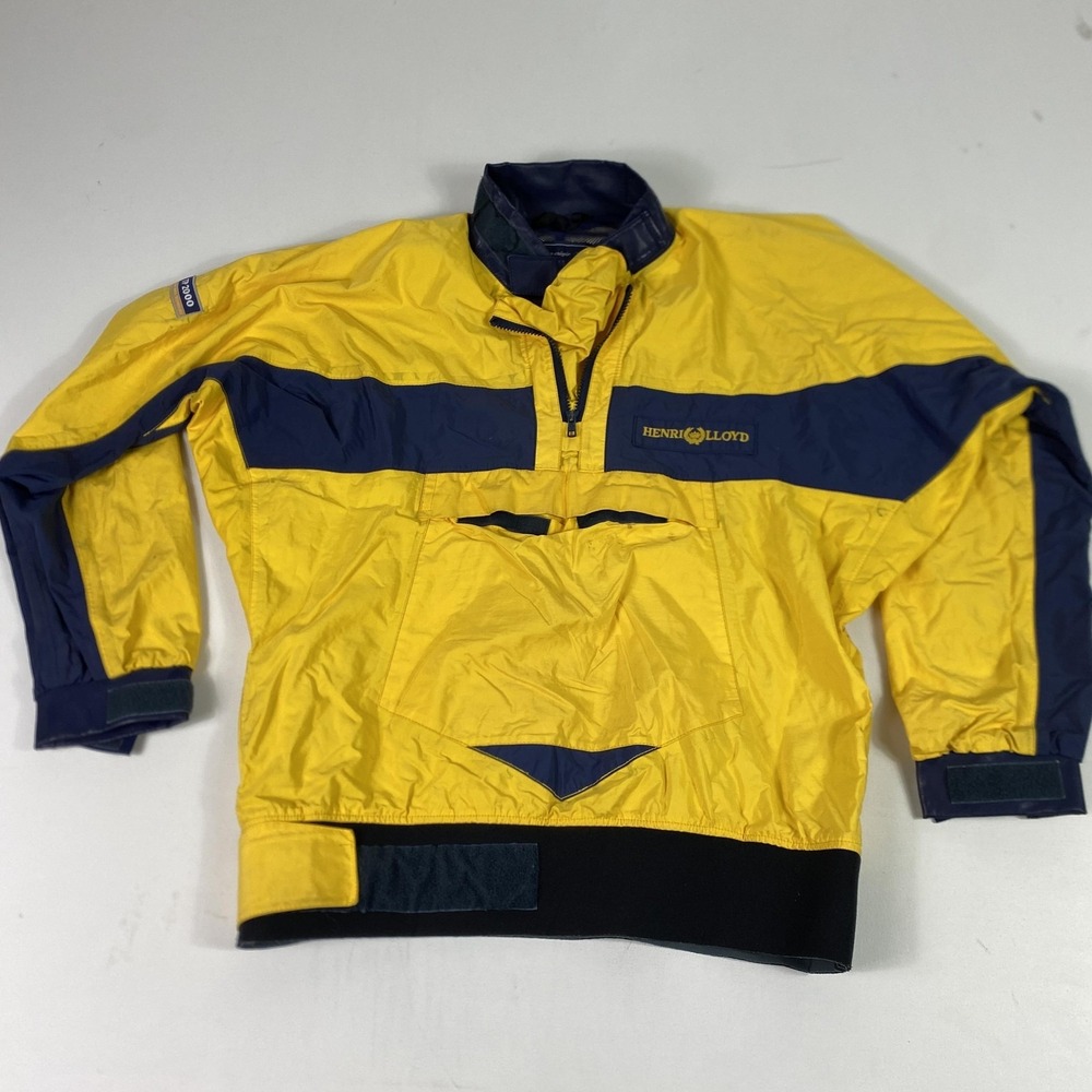 Henri Lloyd TP2000 Jacket Mens Medium Yellow Sailing Yachting Waterproof